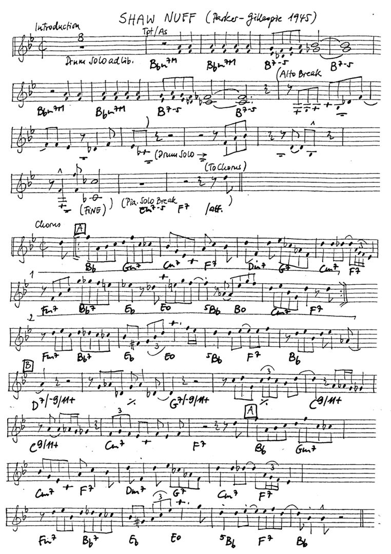 shaw nuff leadsheet – book us for your next 20s or gatsby event